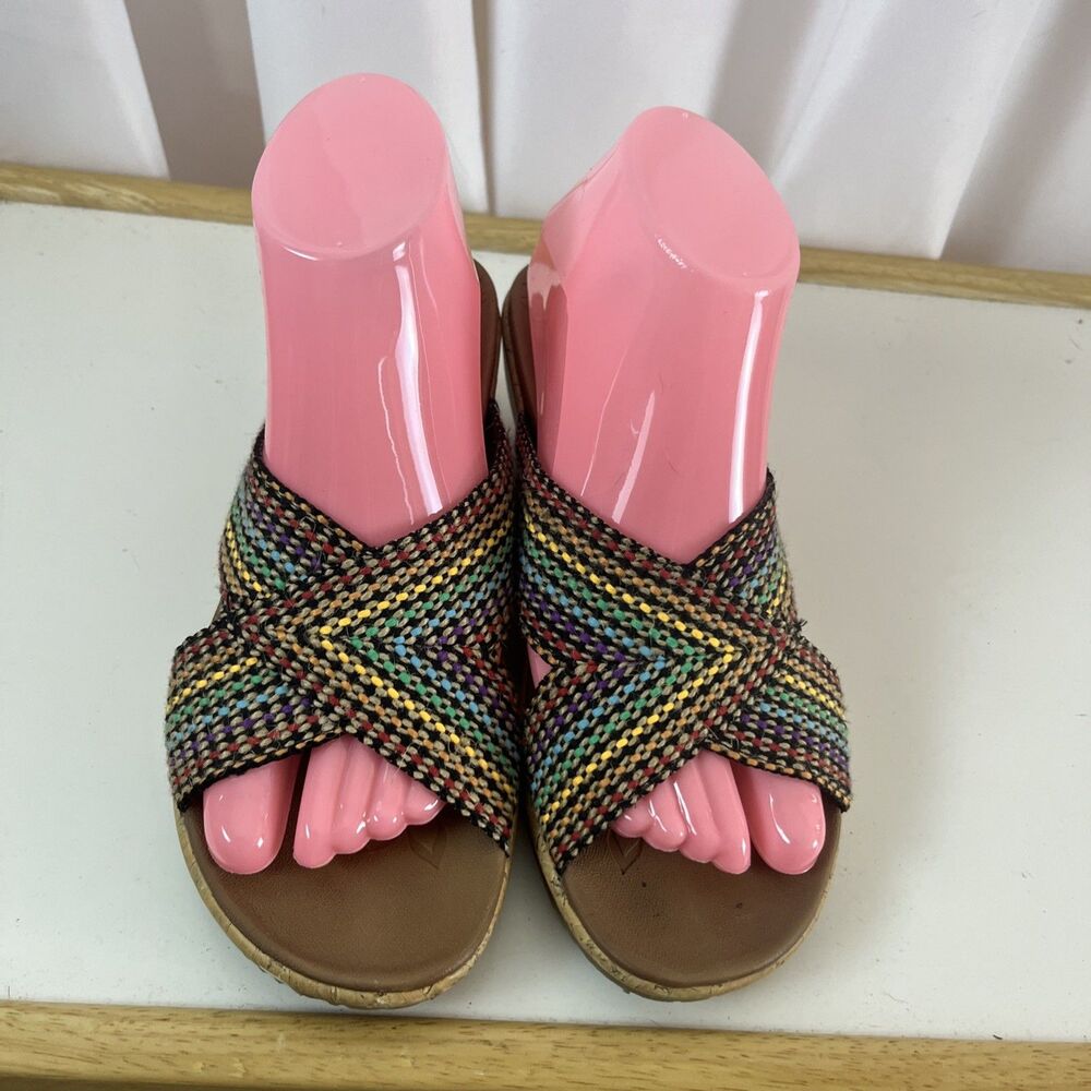 Sketchers Women’s Beverlee Delight Wedge Sandals Size 8 Y2K Retro Hippie Boho